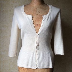 Creamy Cashmere Cardigan